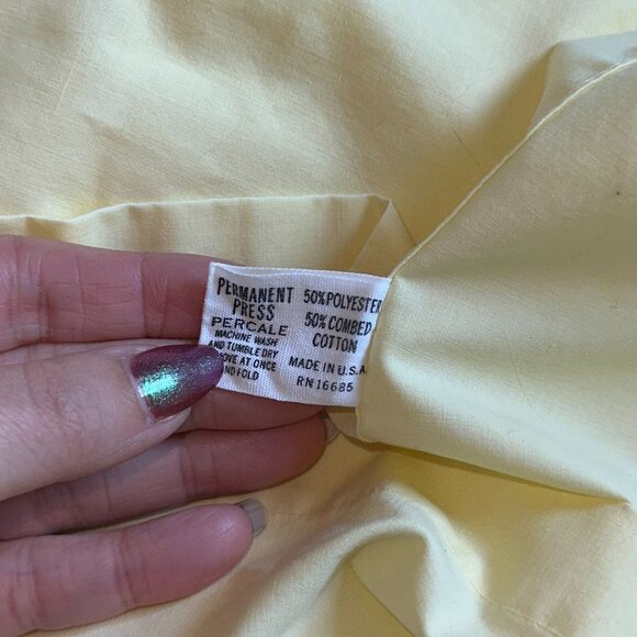 Vtg 70s Martex Luxor Double King Flat Sheet Jungle African Animals Brown Yellow - Picture 6 of 8